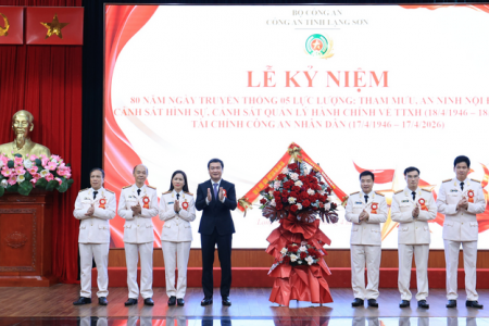 Công an Lạng Sơn: 80 năm vững vai trò nòng cốt bảo đảm an ninh trật tự