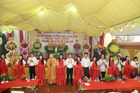 Khánh thành Chùa Anh Linh - Di tích lịch sử văn hóa cấp thành phố tại xã Vĩnh Hải