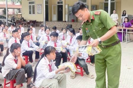 Hơn 26.000 học sinh tại Thanh Hóa được tuyên truyền Luật trật tự an toàn giao thông đường bộ