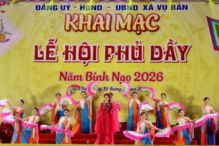 Ninh Bình: Khai mạc Lễ hội Phủ Dầy năm 2026