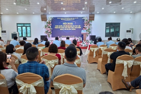 Thái Nguyên: Phổ biến pháp luật về an toàn thực phẩm và thuế cho hơn 100 cơ sở kinh doanh