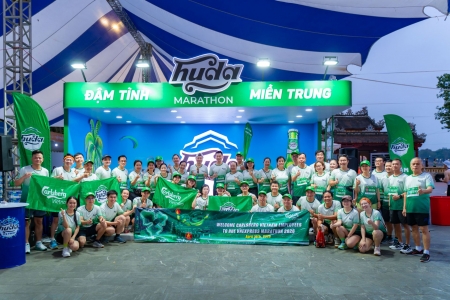 Carlsberg Việt Nam thắp sáng đường chạy VnExpress Marathon Huế 2026