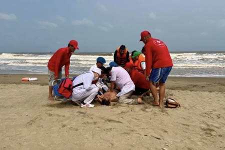 Thanh Hóa: Diễn tập phương án cứu nạn, cứu hộ và sơ cấp cứu biển Sầm Sơn năm 2026