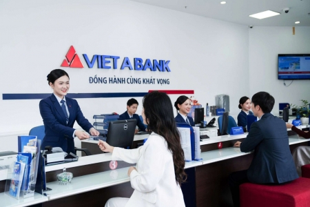 VIETABANK báo lãi quý I tăng 44%, thu dịch vụ tiếp tục bứt tốc