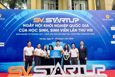 Huế: Dự án “Cháo An Vị” đạt giải “SV- STARTUP 2026”