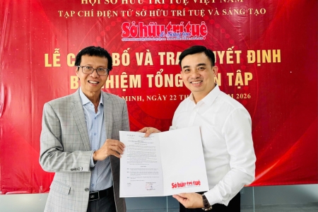 Tạp chí điện tử Sở hữu Trí tuệ và Sáng tạo có Tổng Biên tập mới