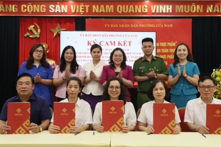 Hà Nội: Phường Cửa Nam ra mắt 5 tổ giám sát, siết chặt “điểm nghẽn” an toàn thực phẩm