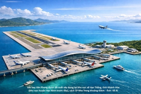 Khánh Hòa: Đề xuất xây dựng sân bay trên mặt nước đầu tiên tại Việt Nam
