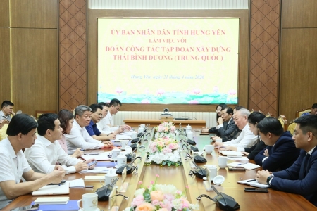 Tập đoàn Xây dựng Thái Bình Dương nghiên cứu, đầu tư tại tỉnh Hưng Yên