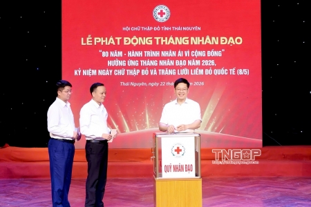 Thái Nguyên phát động Tháng Nhân đạo năm 2026