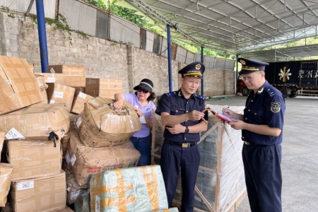 Hải quan cửa khẩu Cốc Nam: Phát hiện, xử lý 26 vụ hàng hóa vi phạm