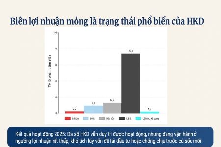 “Nút thắt” pháp lý và tâm lý phòng thủ: Vì sao hơn 84% hộ kinh doanh chưa muốn “lớn”?