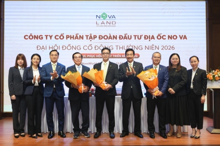 Novaland tổ chức ĐHĐCĐ thường niên 2026: Kiện toàn bộ máy quản trị, nỗ lực phục hồi - Phát triển bền vững