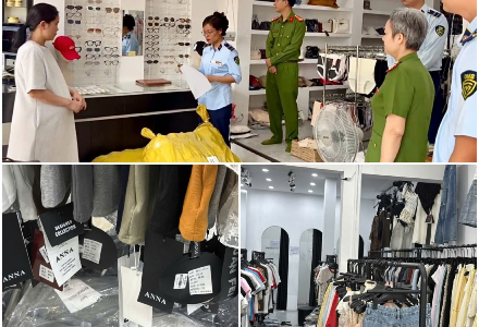 Quảng Trị: Phát hiện cơ sở kinh doanh thời trang bày bán hàng trăm sản phẩm không rõ nguồn gốc