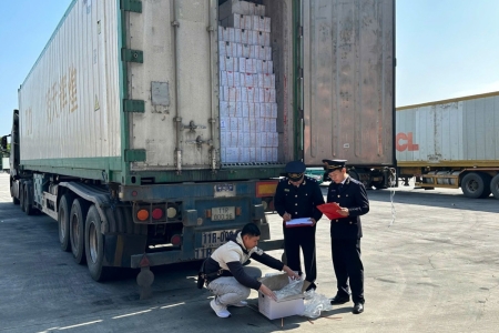 Xuất khẩu nông, thủy hải sản qua Lối mở cầu phao Km3+4 Móng Cái đạt 290 triệu USD