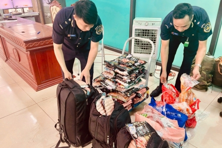 Ngành Hải quan: Phát hiện, bắt giữ hàng chục vụ thực phẩm không rõ nguồn gốc