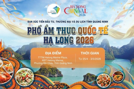 Phố ẩm thực quốc tế - Hạ Long 2026 diễn ra từ 25/4 - 3/5