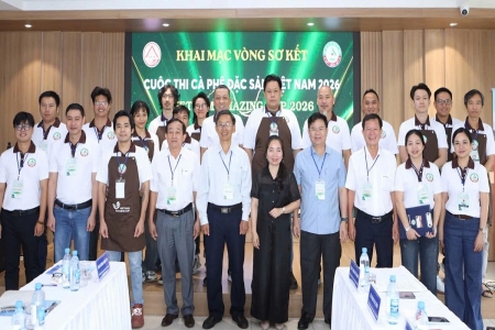 Thống lĩnh giải thưởng, cà phê Lâm Đồng tạo dấu ấn vượt trội năm 2026