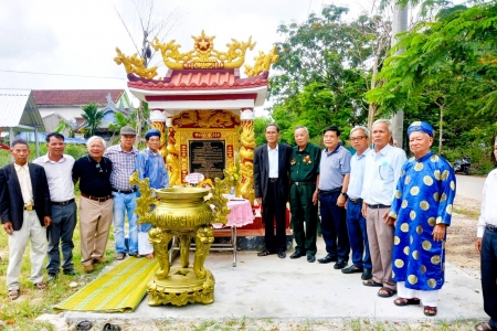 Huế: Khánh thành bia di tích hầm bí mật ở Lang Xá Cồn