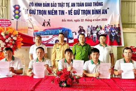 Bắc Ninh: Xây dựng 20 mô hình quần chúng bảo đảm trật tự giao thông