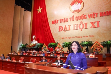Đồng chí Bùi Thị Minh Hoài tiếp tục giữ chức Chủ tịch Uỷ ban Trung ương MTTQ Việt Nam khóa XI