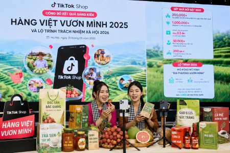 TikTok Shop tung gói hỗ trợ 100 tỷ đồng, mở rộng đầu ra cho hàng Việt trên thương mại điện tử