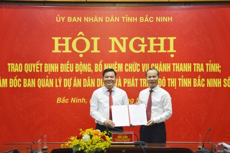 Kiện toàn chức danh lãnh đạo cấp sở, ngành tỉnh Bắc Ninh