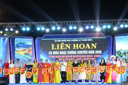32 đội văn nghệ tham gia Liên hoan Ca múa nhạc không chuyên phường Lê Thanh Nghị năm 2026