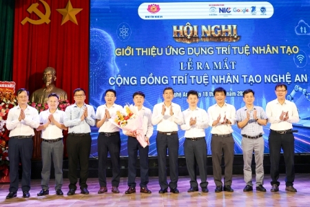 Ra mắt cộng đồng trí tuệ nhân tạo Nghệ An, thúc đẩy chuyển đổi số toàn diện