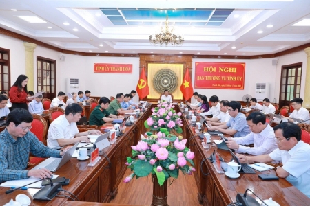Hội nghị Ban Thường vụ Tỉnh ủy Thanh Hóa lần thứ 28 cho ý kiến nhiều nội dung quan trọng về đầu tư công