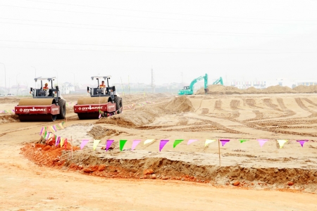 Bắc Ninh cấp phép khai thác đất san lấp phục vụ sân bay Gia Bình