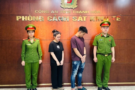 Công an Thanh Hóa khởi tố bị can với 2 đối tượng về tội "Xâm phạm quyền sở hữu công nghiệp"