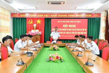Bộ Tư lệnh Vùng Cảnh sát biển 4 chuẩn bị tốt cho Hội thi cán bộ ngành Tham mưu Cảnh sát biển năm 2026.