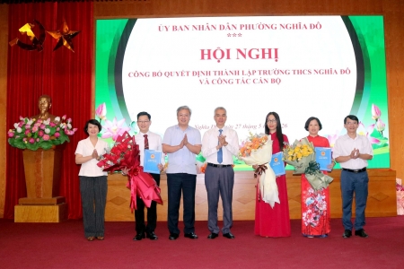 Nghĩa Đô có thêm trường THCS chất lượng cao