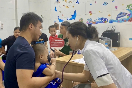 Thái Nguyên: Khám sàng lọc bệnh tim bẩm sinh miễn phí cho trẻ em