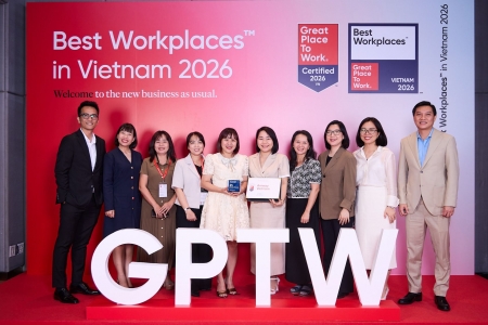 Amway Việt Nam tiếp tục khẳng định thương hiệu, vị thế trong Top nơi làm việc hàng đầu năm 2026