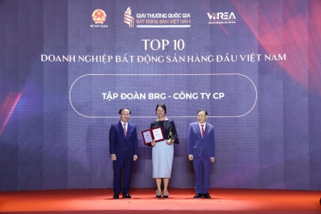 Tập đoàn BRG và Công ty Thành phố Thông minh Bắc Hà Nội nhận giải thưởng lớn