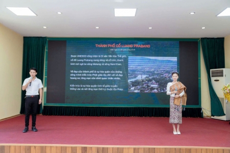 Sôi nổi Hội thi Hùng biện Tiếng Việt dành cho lưu học sinh Lào
