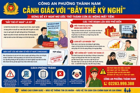 Ninh Bình: Cảnh giác với chiêu trò lừa đảo “Bẫy thẻ kỳ nghỉ”
