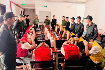 Lào Cai: Triệt phá đường dây lừa đảo công nghệ cao, bắt giữ 19 đối tượng người nước ngoài