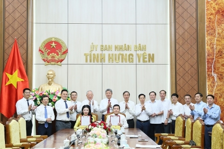 Hưng Yên ký kết biên bản hợp đầu tư trong lĩnh vực hạ tầng và phát triển đô thị
