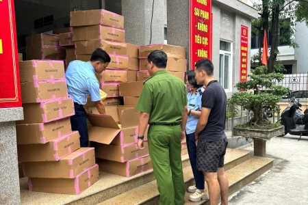 Hà Nội: Phát hiện, tạm giữ 57.000 mặt nạ giả mạo nhãn hiệu BANOBAGI