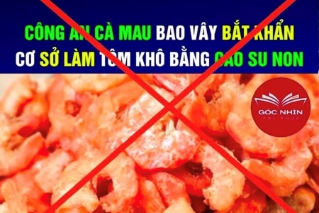 Cà Mau xác minh, khẳng định thông tin tôm khô giả là sai sự thật