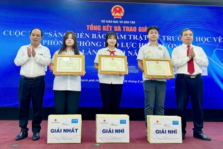 Bắc Ninh dẫn đầu toàn quốc cuộc thi sáng kiến phòng chống bạo lực học đường