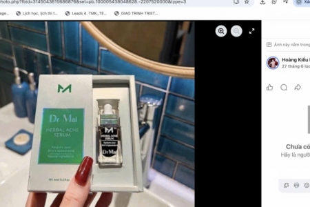 Nhiều sản phẩm Dr Mai tiếp tục được rao bán dù doanh nghiệp đã chấm dứt sản xuất