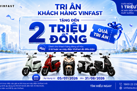 VinFast triển khai chương trình tri ân khách hàng cũ nhân cột mốc 1 triệu xe máy điện xuất xưởng
