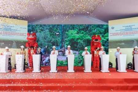 Đại Quang Minh khởi công Dự án thành phần 1: Đầu tư xây dựng đoạn từ cầu Mã Đà đến ngã ba Bà Hào