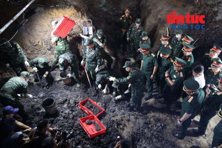 Phát hiện thêm 20 hài cốt liệt sĩ tại Công viên Lê Thị Riêng