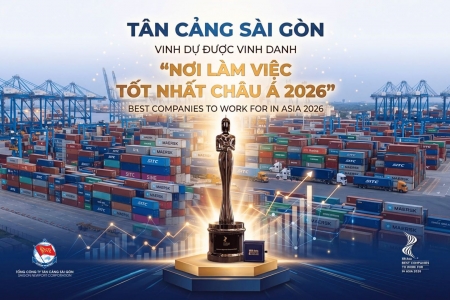 Tân Cảng Sài Gòn ghi dấu ấn với môi trường làm việc hàng đầu châu Á