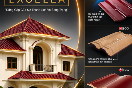 Ngói SCG Excella - Ngói sứ tráng men cao cấp nhập khẩu Thái Lan, kiến tạo mái nhà đẳng cấp vượt thời gian
